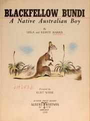 Front cover of Blackfellow Bundi by Harris, Leila Gott Mrs.
