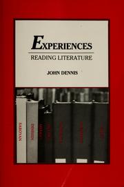Cover of Experiences by Dennis, John