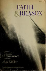 Cover of Faith & reason by R. G. Collingwood