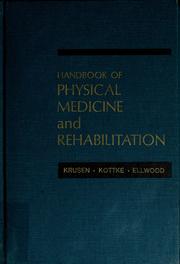 Front cover of Handbook of physical medicine and rehabilitation by Frank Hammond Krusen