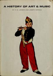 Cover of A history of art & music by H. W. Janson