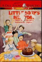 Front cover of Little Soup's birthday by Robert Newton Peck