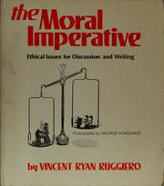 Cover of The moral imperative by Vincent Ryan Ruggiero