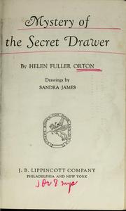 Cover of Mystery of the secret drawer by Helen Fuller Orton