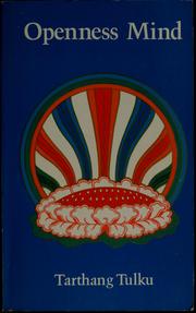 Cover of Openness mind by Tarthang Tulku.