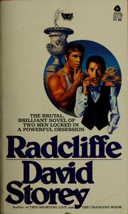 Cover of Radcliffe by David Storey