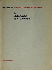 Front cover of Science et Christ by Pierre Teilhard de Chardin