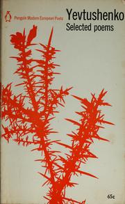 Front cover of Poems by Yevgeny Aleksandrovich Yevtushenko