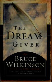 Cover of The dream giver by Bruce Wilkinson