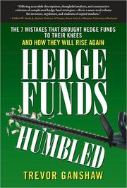 Cover of Hedge funds humbled by Trevor Ganshaw