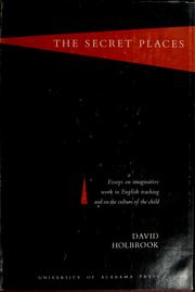 Front cover of The secret places by David Holbrook