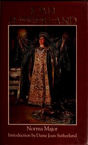 Cover of Joan Sutherland by Norma Major