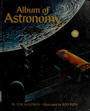 Front cover of Album of astronomy by Tom McGowen