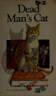 Front cover of Dead man's cat by Carol Beach York