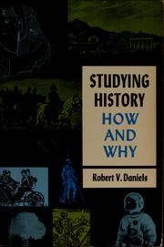 Cover of Studying History by Robert Vincent Daniels
