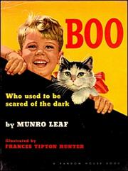 Cover of Boo by Munro Leaf