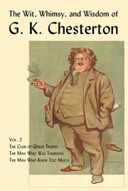 Front cover of The Wit, Whimsy, and Wisdom of G. K. Chesterton, Vol. 2 by Gilbert Keith Chesterton