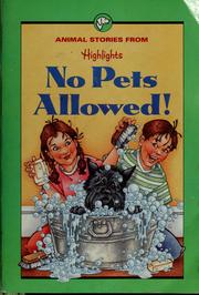 Front cover of No pets allowed! and other animal stories by Unknown