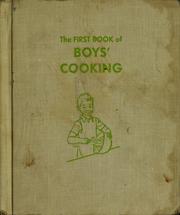 Front cover of The first book of boys' cooking by Jerrold Beim