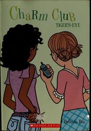 Cover of Tiger's-eye by Belinda Ray