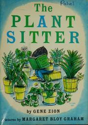 Front cover of The plant sitter by Gene Zion