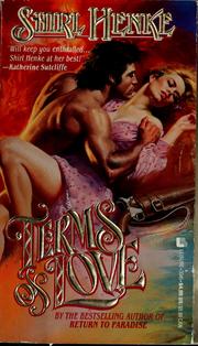 Front cover of Terms of love by Shirl Henke