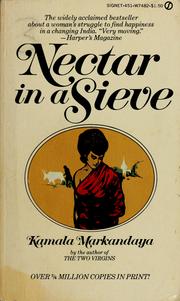 Cover of Nectar in a sieve by Kamala Markandaya