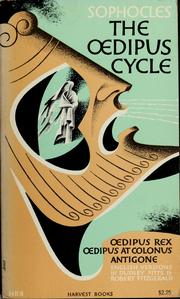 Front cover of The Oedipus cycle by Sophocles