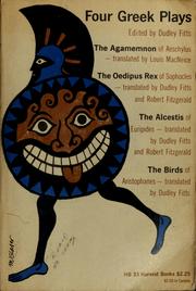 Cover of Four Greek plays by Dudley Fitts