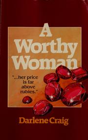 Front cover of A worthy woman by Darlene Craig