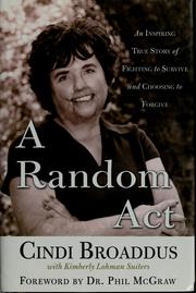 Cover of A random act by Cindi Broaddus