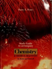Front cover of Study guide to accompany Chemistry & chemical reactivity by Harry E. Pence