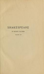 Front cover of The Works of William Shakespeare in Sixteen Volumes. Volume Ten (Romeo and Juliet / Timon of Athens / Titus Andronicus) by William Shakespeare