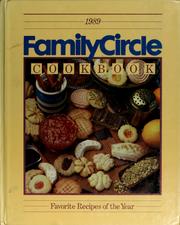 Cover of 1989 Family circle cookbook by Family Circle