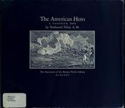 Cover of The American hero by Nathaniel Niles