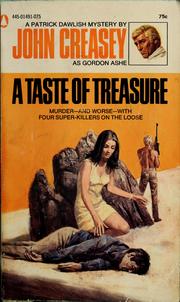 Front cover of A taste of treasure by John Creasey