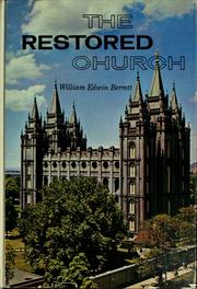 Cover of The restored church by William E. Berrett