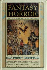 Front cover of The Year's best fantasy and horror - 5th Annual Collection by Ellen Datlow