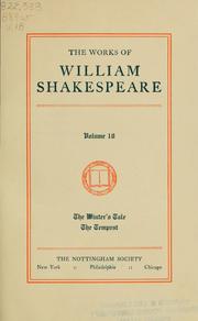 Cover of Plays (Tempest / Winter's Tale) by William Shakespeare