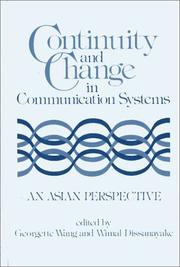 Cover of Continuity and change in communication systems by Wimal Dissanayake