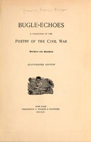 Front cover of Bugle echoes by Francis F. Browne