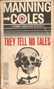 Front cover of They tell no tales by Manning Coles
