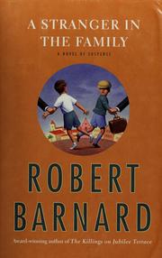 Front cover of A stranger in the family by Robert Barnard