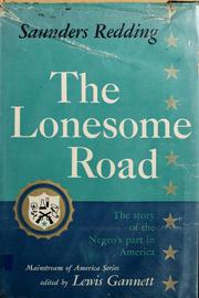 Cover of The lonesome road by J. Saunders Redding