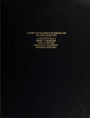 Front cover of Effect of vibrational excitation on the theoretical performance of the stoichiometric carbon-oxygen propellant system by Joseph Herman Schroeder