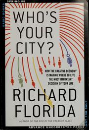 Front cover of Who's your city? by Richard Florida
