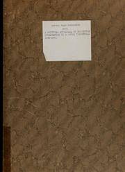 Front cover of A study of the effect of variations of concentration and surface treatment on adsorption in a metallic copper-iodide ion system by George Anthony Lynn