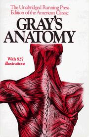 Cover of Anatomy by Henry Gray F.R.S.