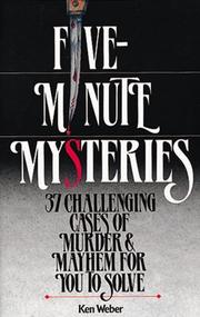 Cover of 5 minute mysteries by Kenneth J. Weber