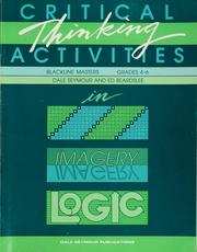 Front cover of Critical thinking activities in patterns, imagery, logic by Dale Seymour